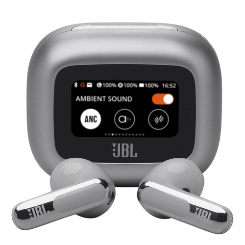 JBL Live Flex 3 Wireless Earbud Headphones - Silver